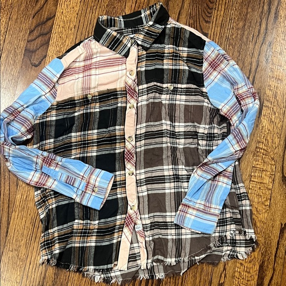 Rails Black and Brown Plaid Shirt - Picture 1 of 5